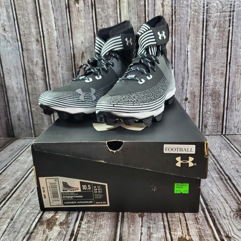 Under Armour Men's UA Armour Highlight Franchise Football Cleats 3023718 Sz 10.5